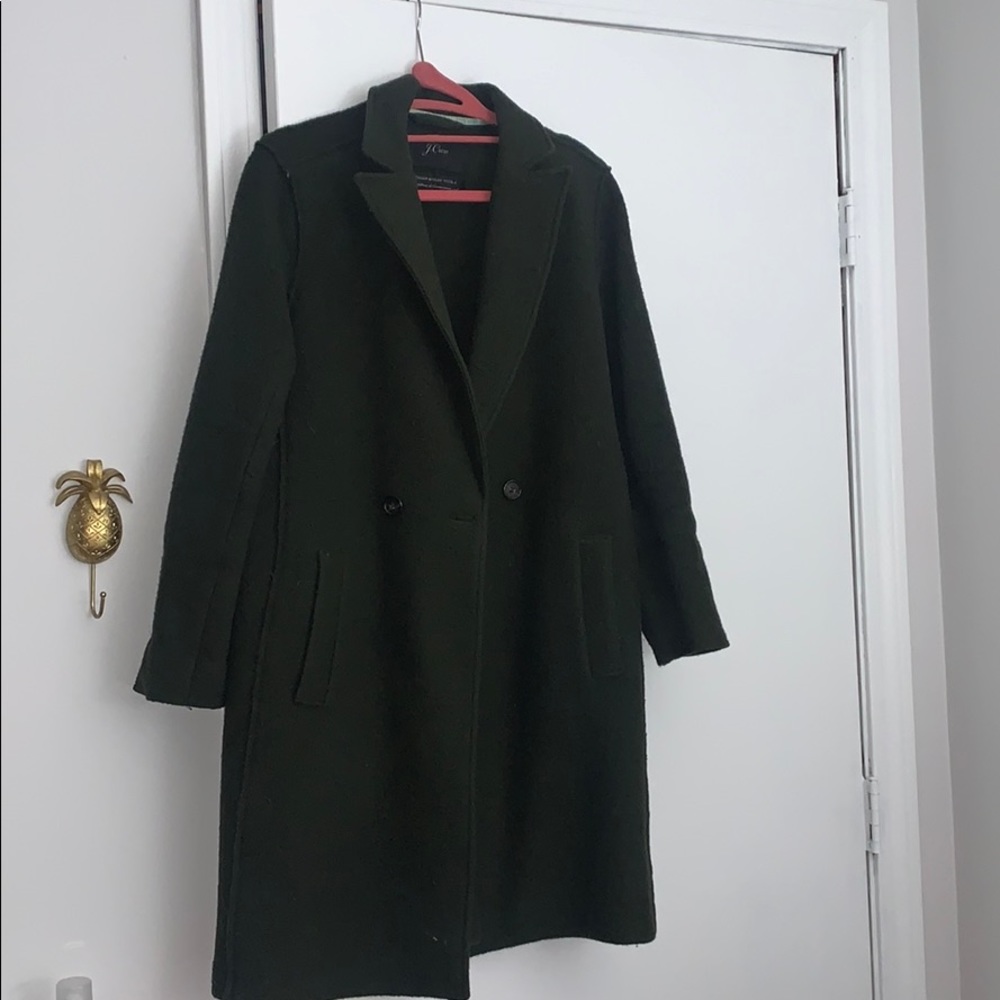 Daphne topcoat in Italian boiled wool